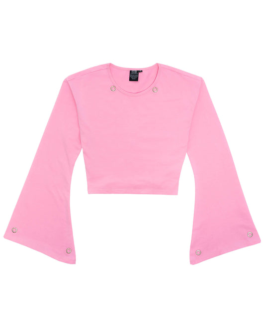 Pink Studded Croptop