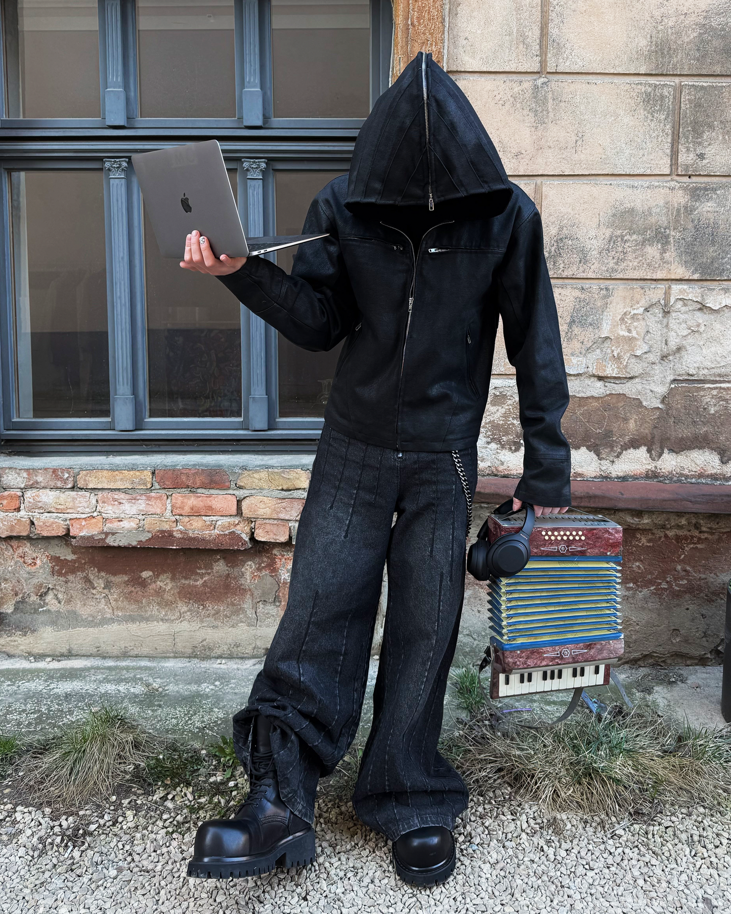 Waxed Denim Gill Jacket