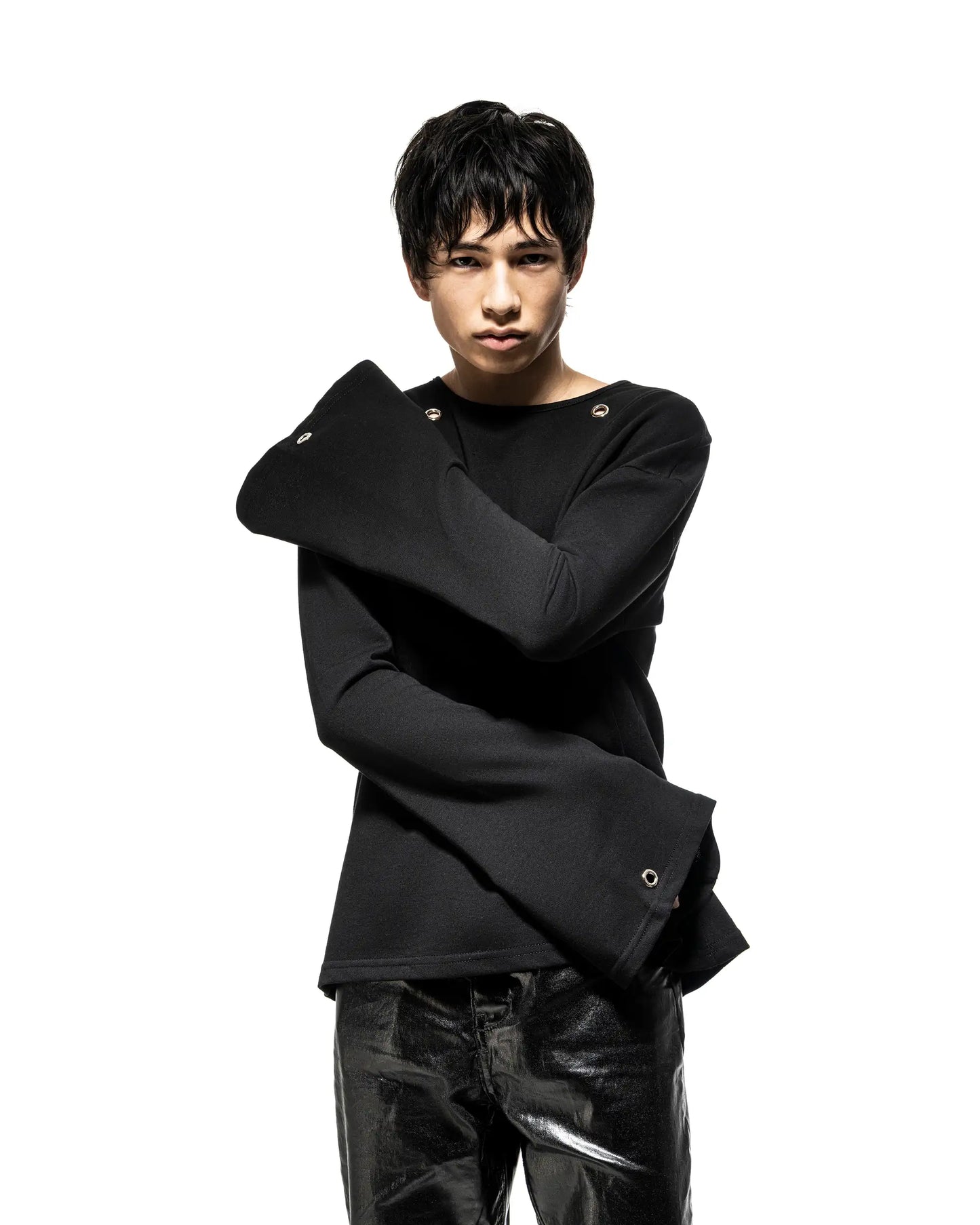 Black Studded Sweatshirt