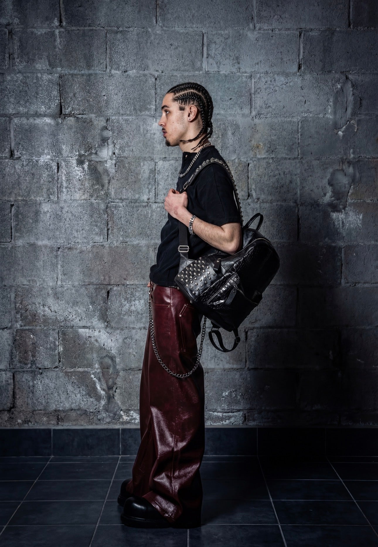 Oxblood Rockstar Pants