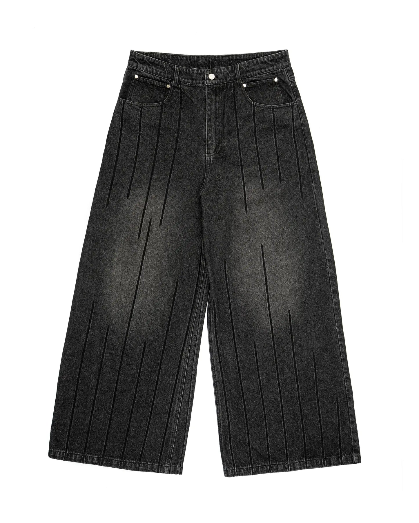 Baggy Stripe Jeans