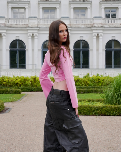 Pink Studded Croptop
