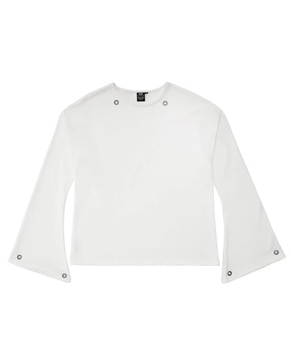 White Studded Sweatshirt