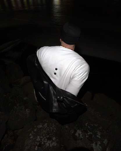 White Studded Sweatshirt