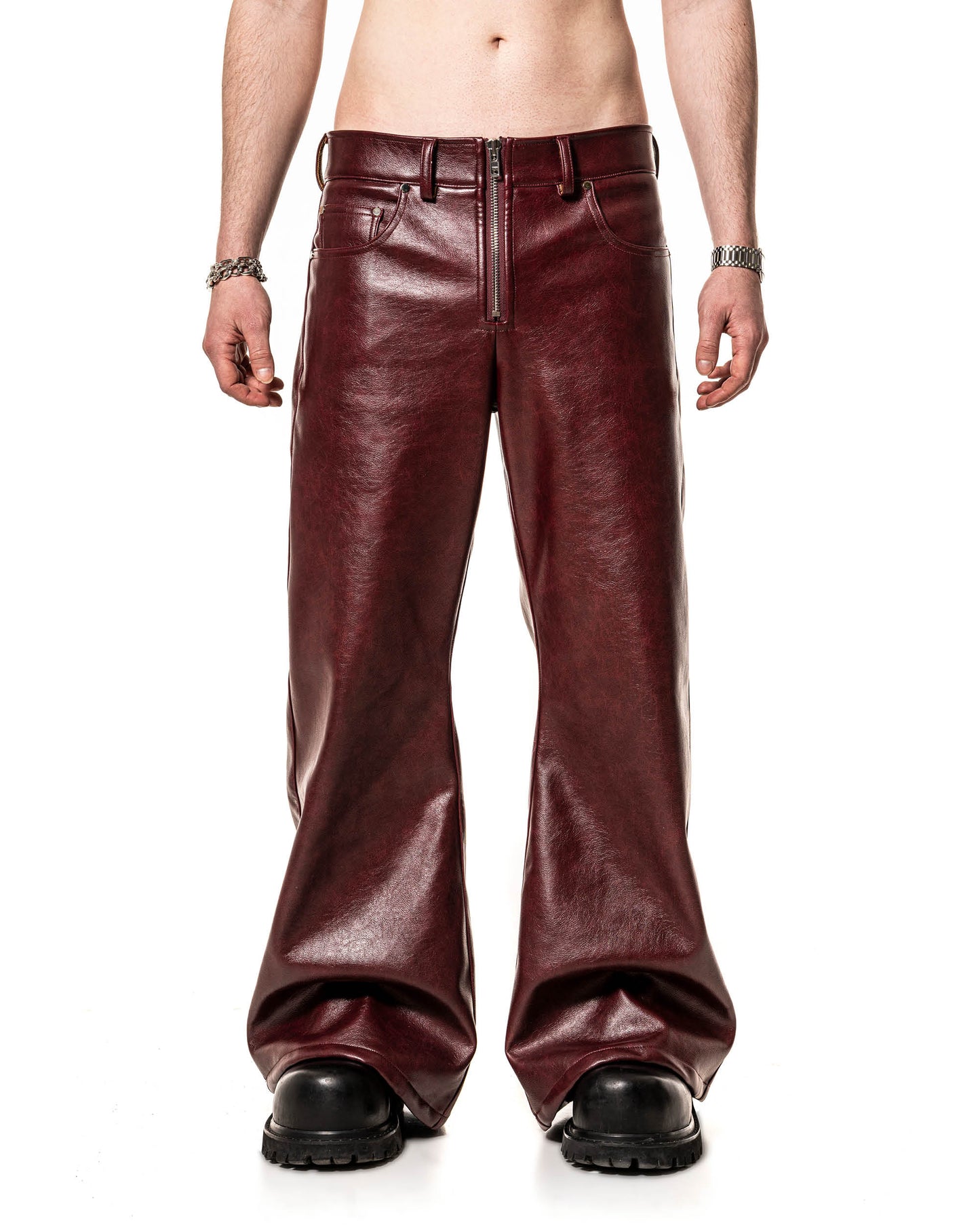 Oxblood Rockstar Pants