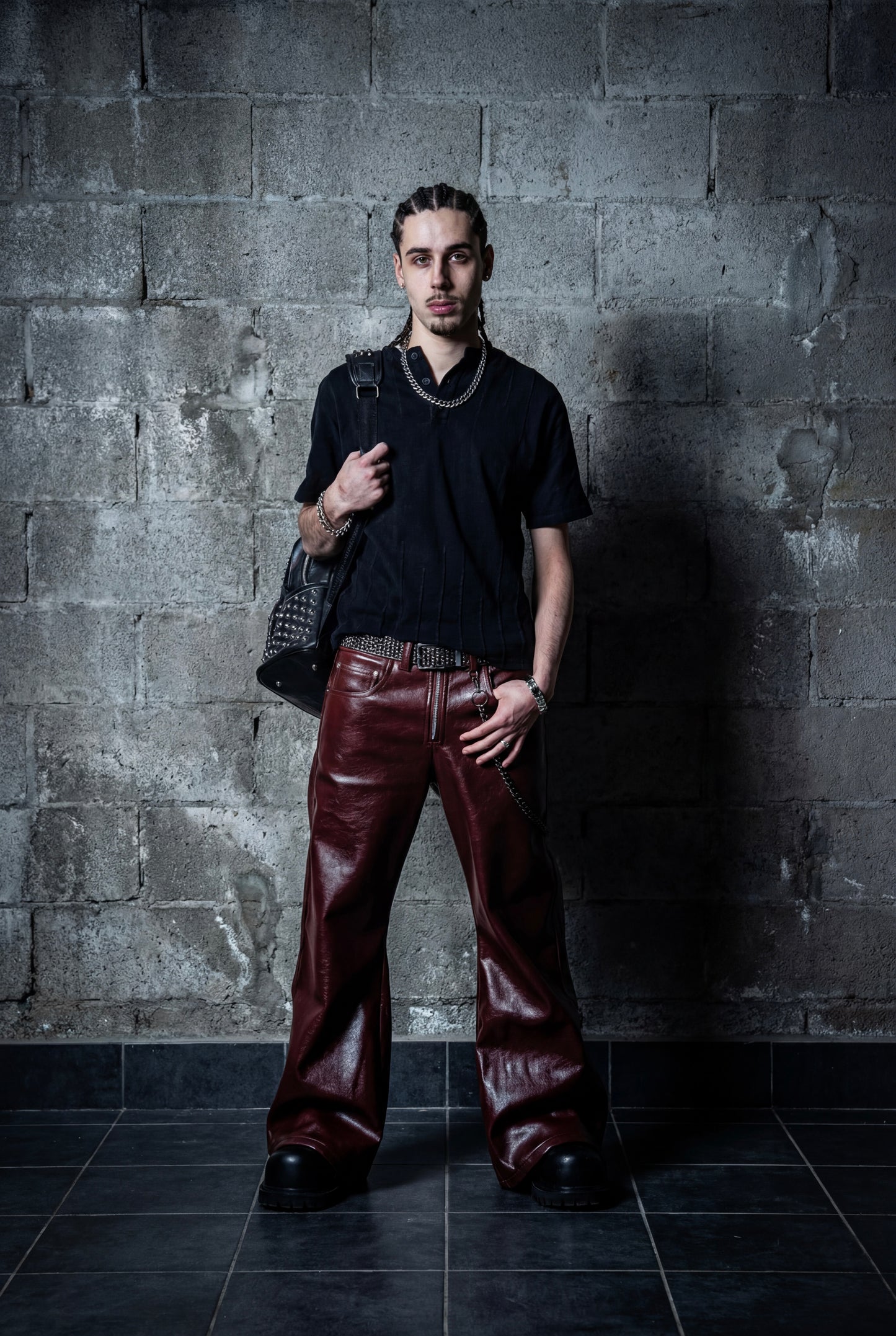 Oxblood Rockstar Pants