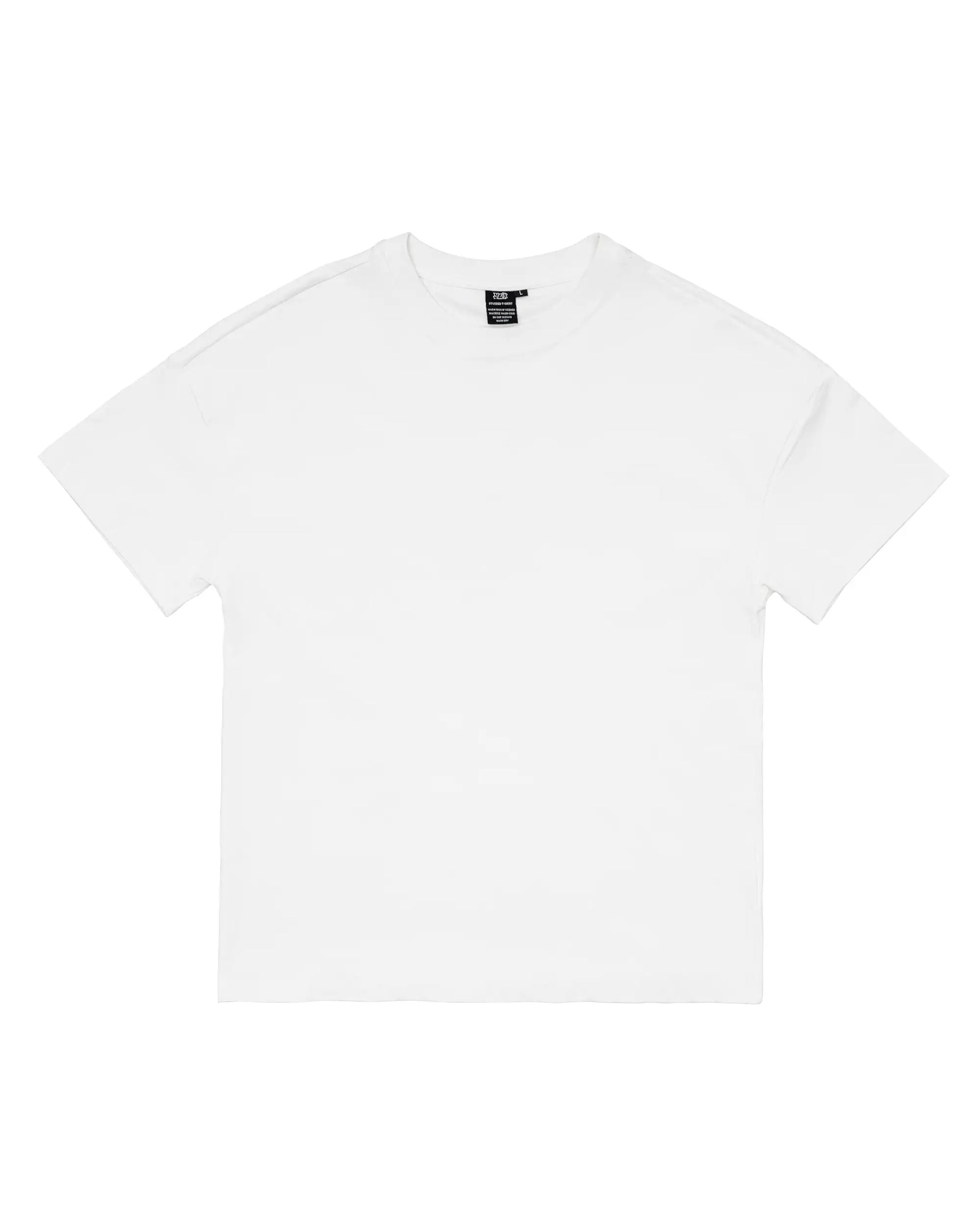 White Studded T-Shirt – YARIK
