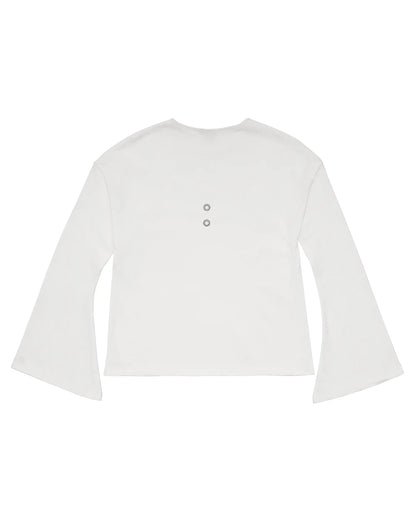 White Studded Sweatshirt