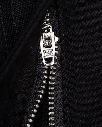Black Studded Flared Jeans V2