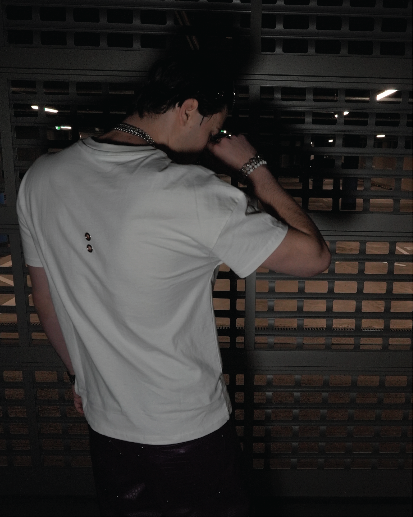 White Studded T-Shirt