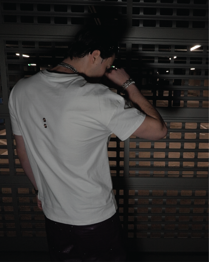 White Studded T-Shirt