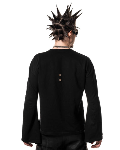 Black Studded Sweatshirt