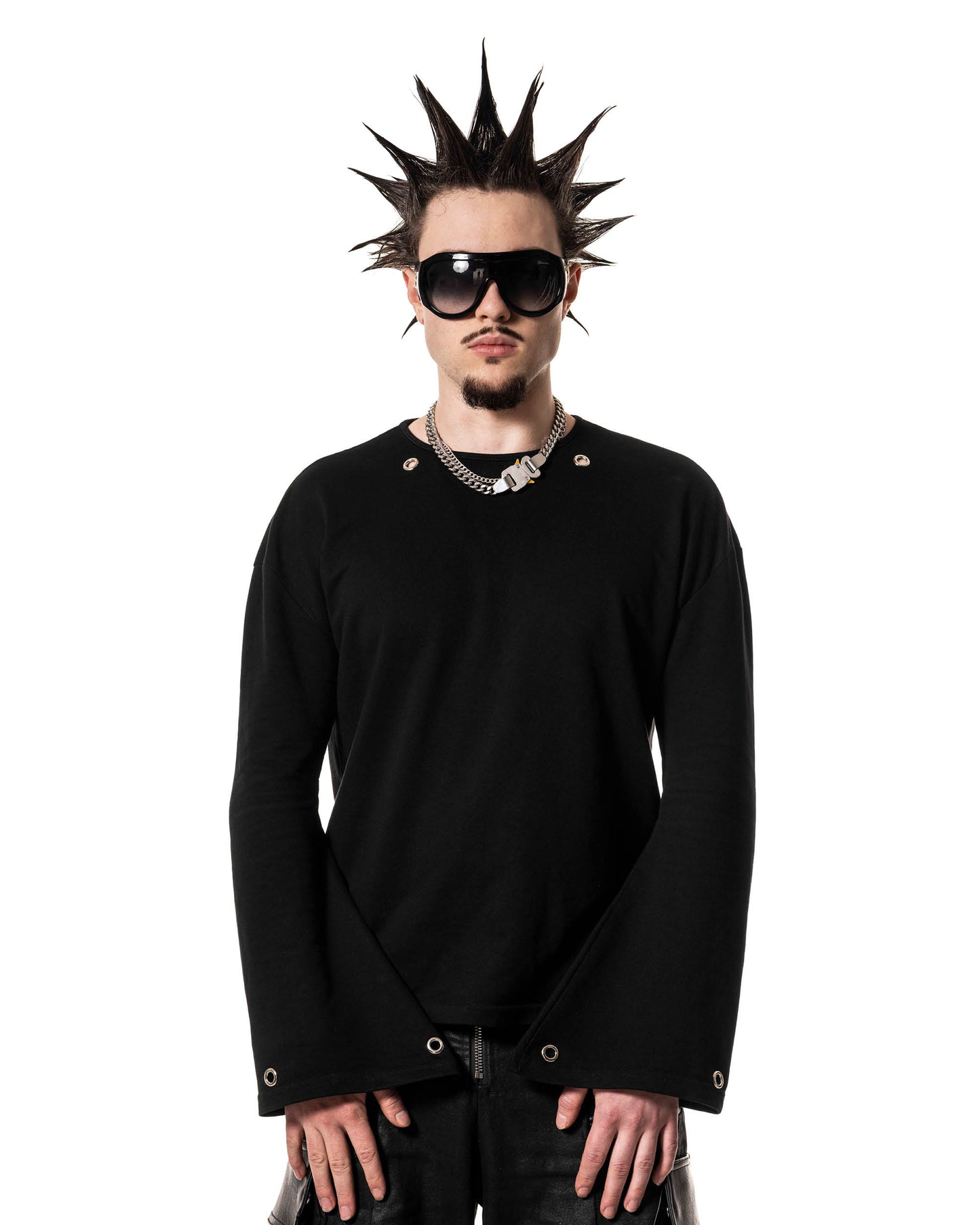 Black Studded Sweatshirt