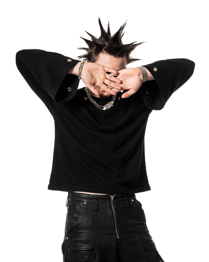 Black Studded Sweatshirt