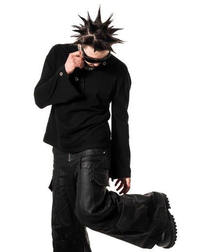 Black Studded Sweatshirt